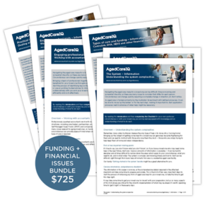 Funding and Financial issues Bundle image - AgedCareIQ